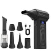 Powerful Air Blower 110000Rpm 4 Gear Adjustable Turbo Jet Blower With Led Light Battery Display Cordless Compressed Air Duster