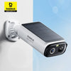 Baseus Security S1 Lite Solar Security Camera Wireless Outdoor Camera Continuous Power 2K Resolution 135°FOV IP67 Wifi Camera