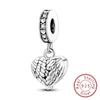 Hot Sale 925 Sterling Silve Charms Beads Forever Love Heart Sister Family Life Charms Dangle For Bracelet Woman Jewelry Gifts