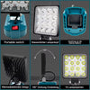 4 inch Cordless LED Work Light For Makita 14.4V-18V Li-ion Battery  Lantern Outdoor Flashlight Camping Lamp Emergency Lighting